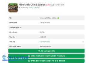 Cách tải Minecraft China